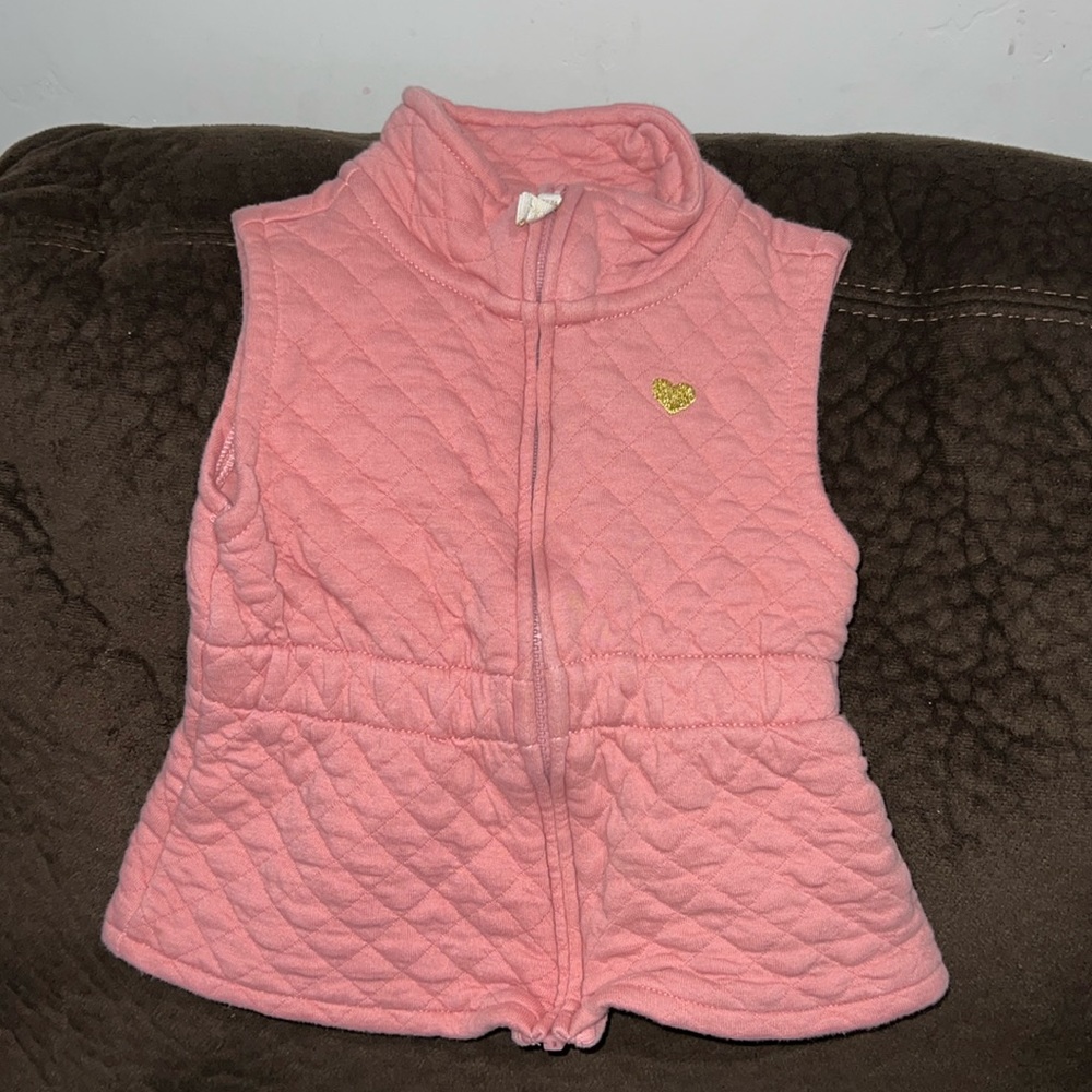 Girls quilted vest